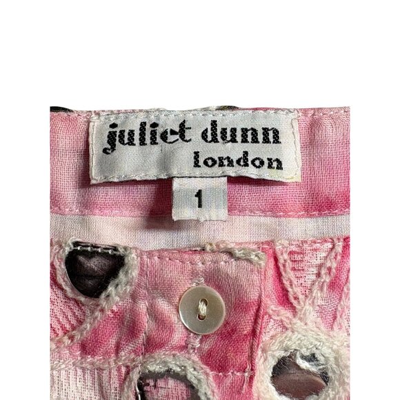 Juliet Dunn Women's Tie-Dye Maxi Dress Pink 1 Boho Chic Festival Resortcore - Picture 3 of 7